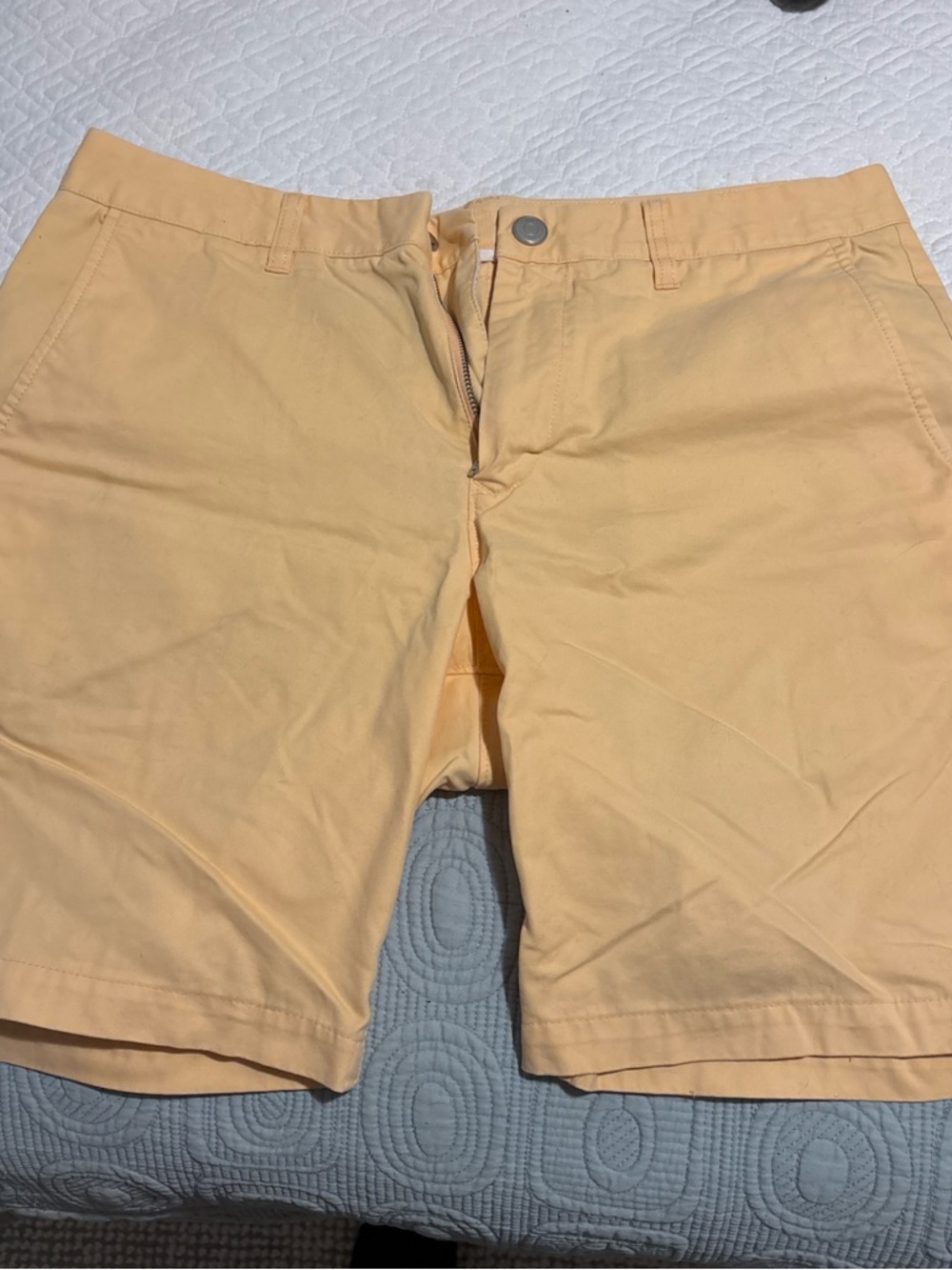 Bonobos Flat Front Chino Shorts - Peach